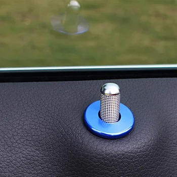 

Aluminum alloy Door Lock Pin For Mercedes Benz C E GLC GLE GLS Set 9.5mm Spare Knob Cover