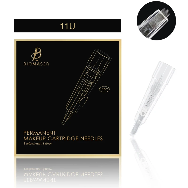 Одноразовые стерилизованные картриджи для перманентного макияжа BIOMASER 11U 15UG 10