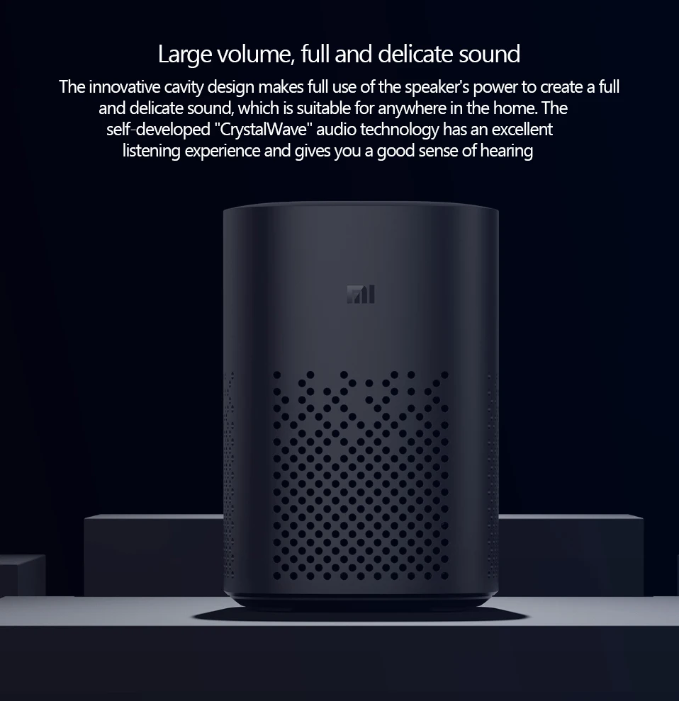Xiaomi Xiaoai Sound Box Универсальный пульт дистанционного управления версия черный 600+ практичные навыки искусственный интеллект