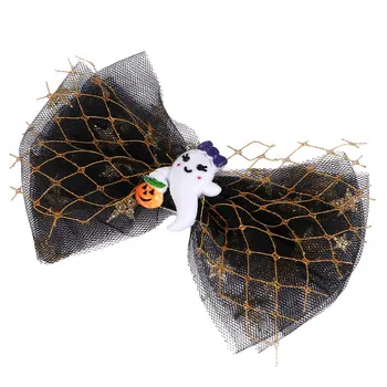 

1pc Ghost Decor Bow-knot Halloween Headdress Hair Clip Hair Pin Hair Accessory Barrettes for Girls Ladies Women