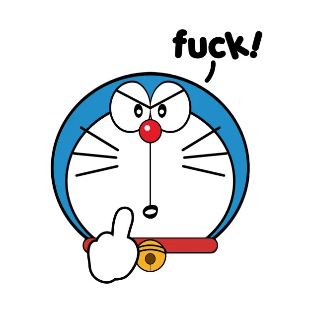 1 шт. забавная наклейка doraemon для тележки рюкзак стол ПВХ скейтборд мотоциклетный