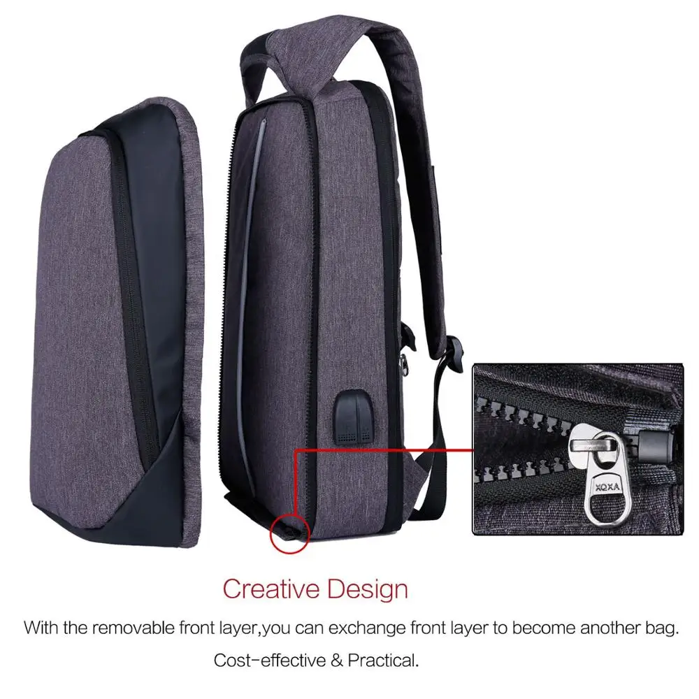 

Hot Popular Business Backpacks Men Detachable Takedown design Bags Anti theft USB Zipper Laptop Ipad bags O/L Brief Strong