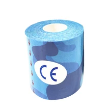 Защита мышц удар колена облегчение боли кинезиологическая спортивная футбольная восстанавливающая спортивная лента смесь хлопка эластичная клейкая поддержка