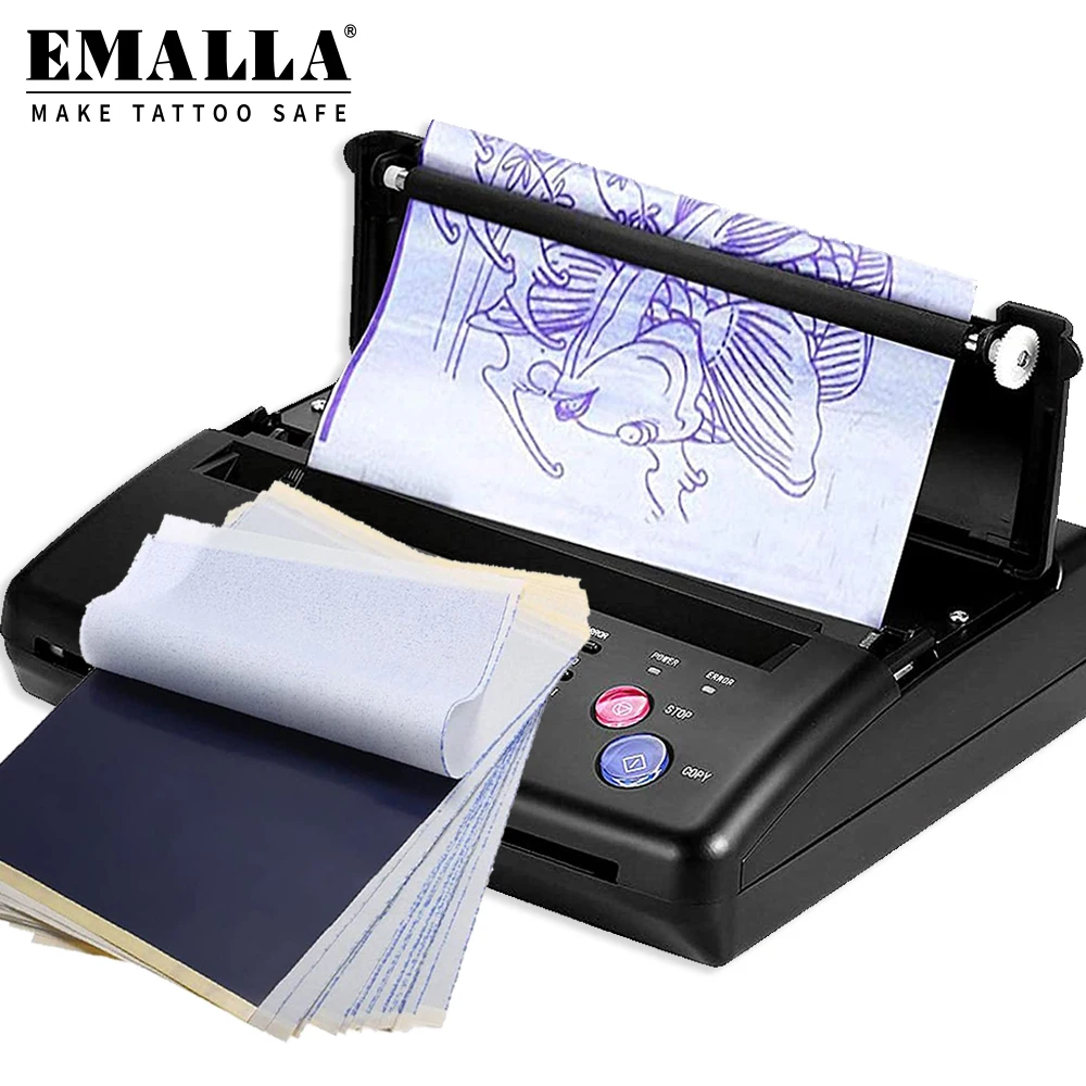 Yangna Tattoo Transfer Machine Stencil Printer Copier Printer Drawing  Thermal Stencil Maker Copier for Tattoo Transfer Paper