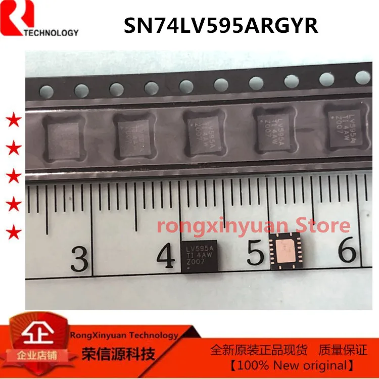 SN74LV595ARGYR маркировка: LV595A QFN16 SN74LV595A SN74LV595 8 битный сдвиг регистры с 3 state выходные 100%
