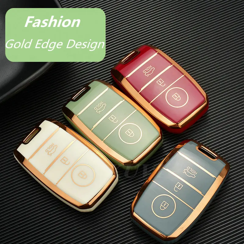 새로운 TPU 자동차 원격 키 케이스 커버 기아 리오 Rio5 Sportage Ceed Cerato Sorento K3 K4 K5 KX3 Optima Picanto Forte Bag