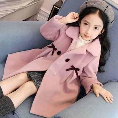 Style 1 Осенние куртки для маленьких девочек; Модное детское повседневное шерстяное пальто; детская зимняя верхняя одежда; теплые куртки принцессы для маленьких девочек - Цвет: Style 1