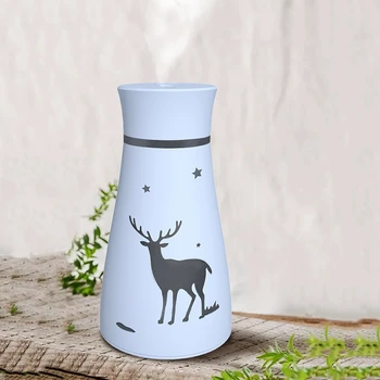 

Cool Mist Humidifier Large Capacity USB Air Humidifier Purifier Household Auto Shut-Off Steam Atomization with Night Light Blue