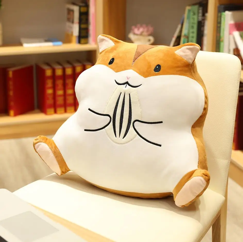 4 1 шт. 50*40 см kawaii хомяк плюшевые игрушки животное хомяк милые подушки игрушка для сна для детей подарки на день рождения - Color: 4