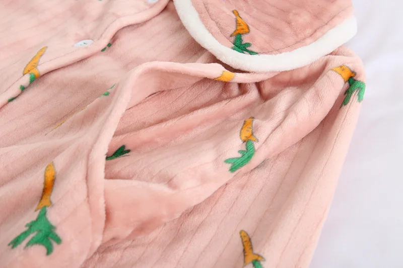 Осенне-зимняя одежда платье для беременных уплотненная фланель коралловый пух Послеродовая модная Пижама для грудного вскармливания su