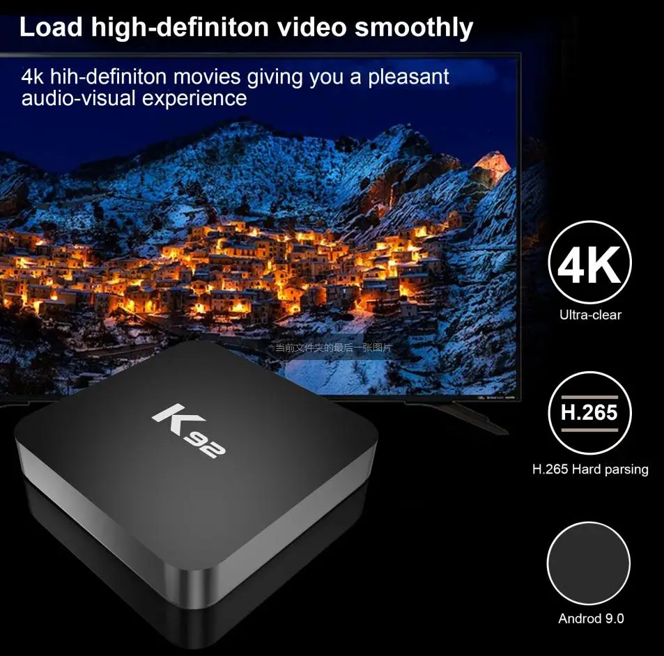 ТВ приставка BEESCLOVER K92 Android 9 0 Amlogic S905 X2 2 4G/5G Dual WiFi USB3.0 BT4.2 поддержка 4K медиаплеера TV Box