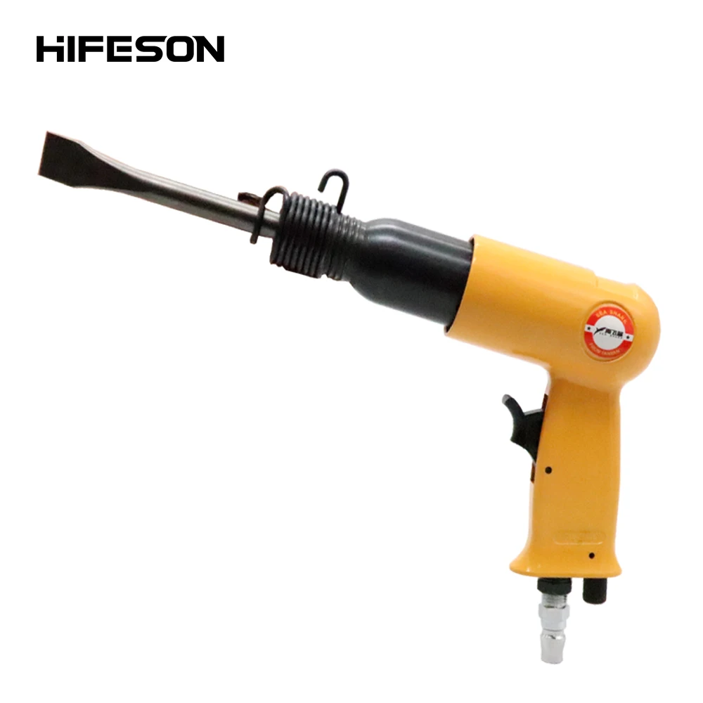 

175mm Air Hammer Professional Handheld Pistol Gas Shovels 190Y Small Rust Remover Pneumatic Tools with 4 Chisels set