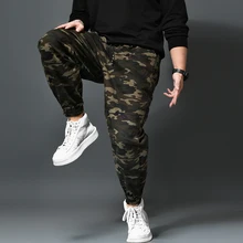 Мужская камуфляжная военная форма Jogger осенние карандашный гаремный брюки хип-хоп свободные повседневные брюки очень большие размеры L-5XL 6XL 7XL