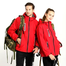 Зимняя Теплая Флисовая Куртка для альпинизма для мужчин/женщин, ветровка, водонепроницаемая куртка для кемпинга, утолщенная модная одежда