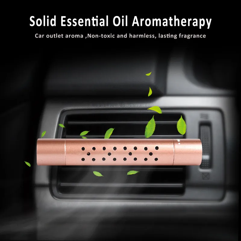 

1xCar Air Freshener Perfume Clip + 5PCS Aromatic Sticks Smell Outlet Aromatherapy Backseat Interior Accessories Decoration