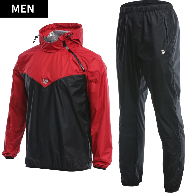VANSYDICAL комплект одежды для спортзала мужские женские толстовки Спортивная одежда для бега фитнес тренировка потеря веса потливость сауна спортивный костюм - Цвет: TC2877