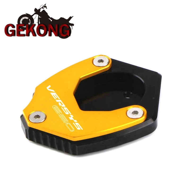 Motorcycle kickstand motorcycle kickstand pad motorcycle kickstand extender for versys650 2010 -