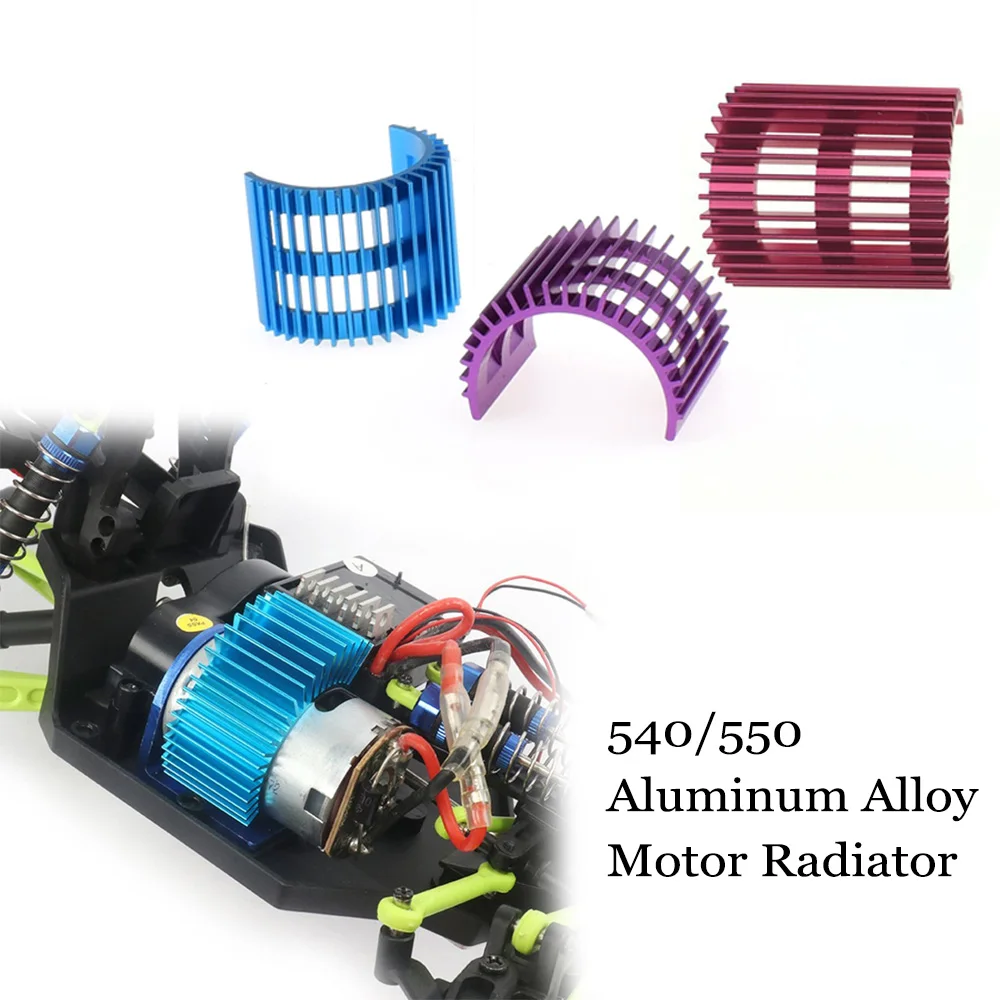 

High Quality Aluminum RC Car Motor Heatsink Cooling Fin Part for WLtoys A979-B A959-B 540 1:10 1:12 1:8 RC Car Spare Parts