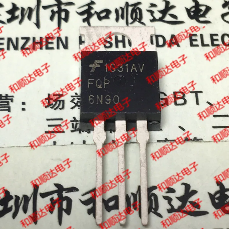 /5 шт/FQP6N90 TO-220 5.8A 900 в