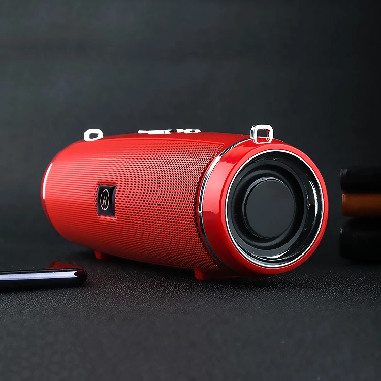 Mini2+ Bluetooth динамик Портативный беспроводной громкий динамик s для телефона компьютера стерео музыка объемный водонепроницаемый открытый динамик - Цвет: Красный
