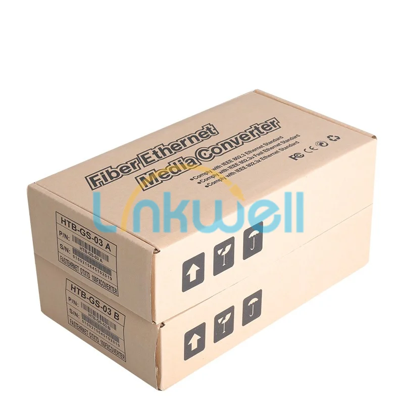 Gigabit Fiber Optic Media Converter 10/100/1000Mbps 1310/1550nm Single Mode Single Fiber 3KM/5KM SC Port External Power Supply