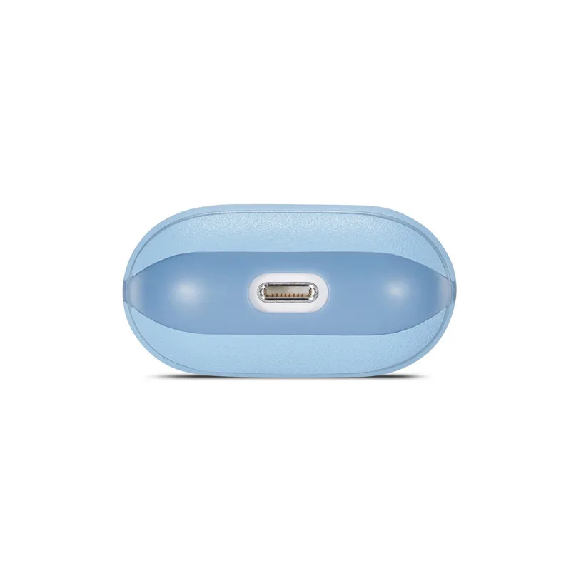 Кожаные и ПК Bluetooth беспроводные наушники Чехлы для Apple AirPods 1/2 защитный чехол зарядная коробка противоударные сумки