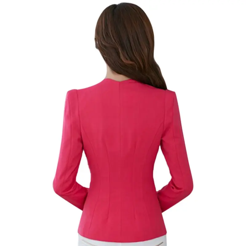 Chaqueta holgada de moda OL para mujer, chaqueta de manga larga para mujer, ropa de trabajo_voghion.com