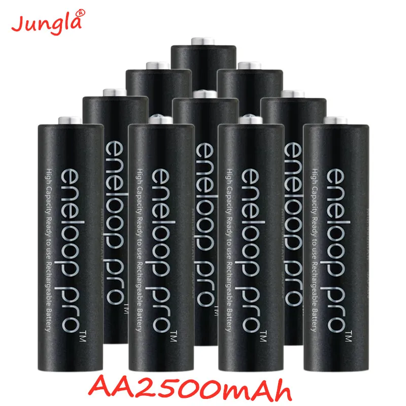 Для Eneloop Оригинальная батарея Pro AA 2500mAh 1,2 V Ni-MH камера игрушка-фонарик предварительно заряженные аккумуляторы