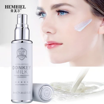 

HEMEIEL Donkey Milk Whitening Essence 25ml Strong brighten emulsion Korean Facial Moisturizer Blemish Removal Cream Skin Care