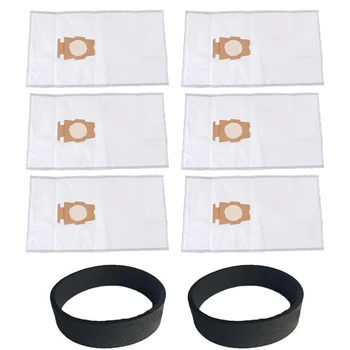 

6pcs Dust Bags 2*Belts For Kirby Sentria I & II G10D Durable Universal Hepa Cloth Microfiber Dust Bags kit accessories