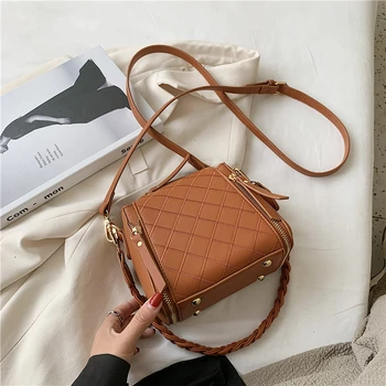 

Quality Stone Pattern Leather Crossbody Bags For Women Designer Small Handbags Chain Shoulder Messenger Bag Mini Purses Hand Bag