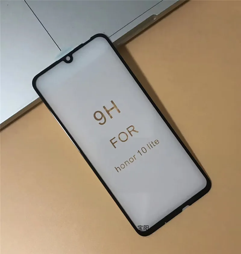 

New P smart 2019 Real 3D Curved Full Glue Glass Film For Huawei Honor 10 lite Nova 4 V20 Magic2 Black Screen Protector