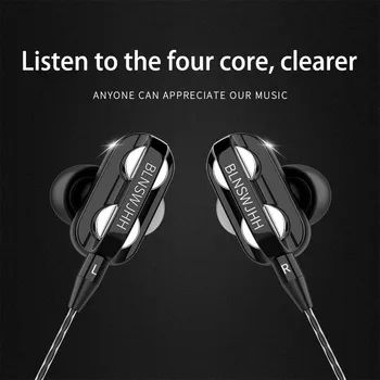 

New Arrival Bass In-ear Earphones Super Clear Ear Buds Earphone Noise isolating Earbud Universal 3.5mm Type C For iphone Xiaomi