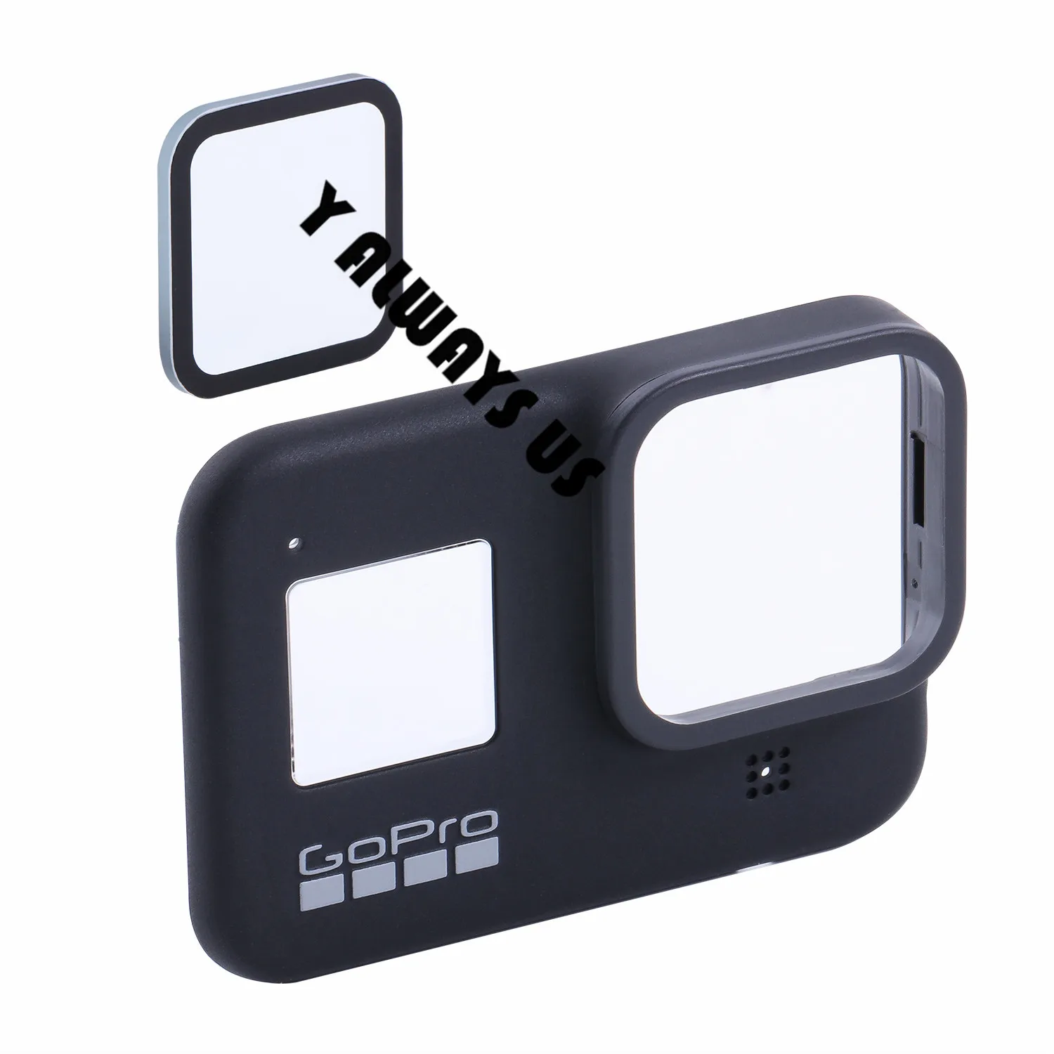 For Gopro Hero 8 Black Lens Replacement Lens Tempered Protective 