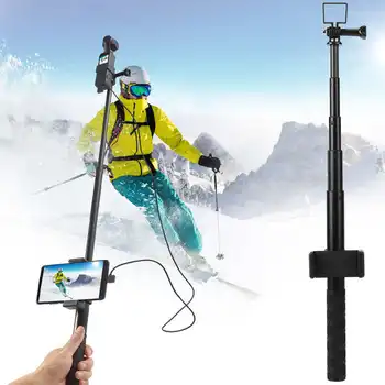 

STARTRC Portable Aluminum Alloy Selfie Stick Extension Rod with Phone Clip Type-C Cable for DJI Osmo Pocket Sports Camera