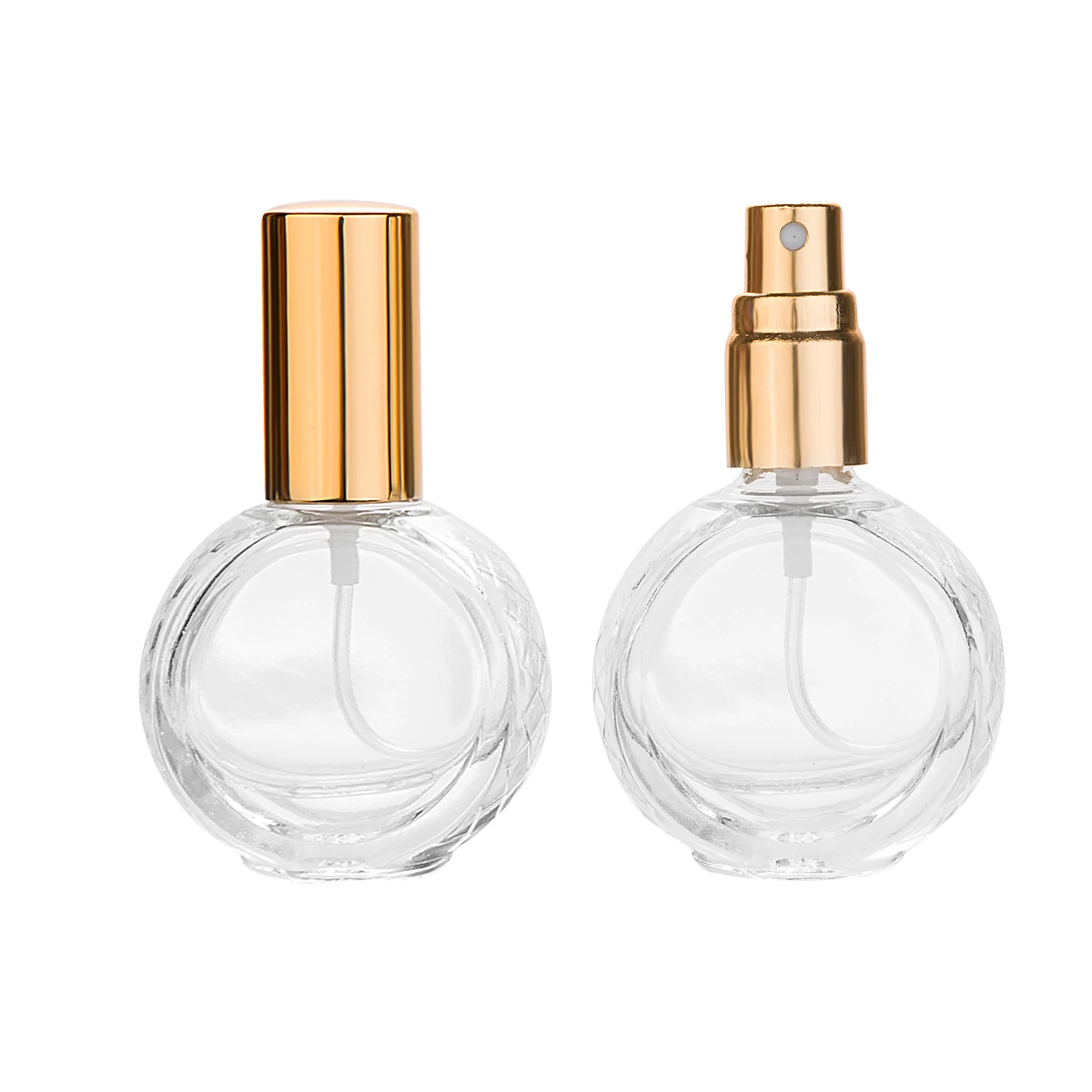 MUB-10ml Mini Glass Spray Perfume Bottles Alloy Cover Refillable Bottle Atomizer Travel Empty Cosmetic Containers Bottle Perfume