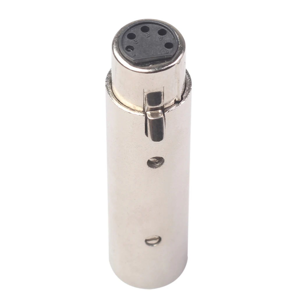 XLR macho a hembra, XLR 3 Pin macho a 5 Pin hembra adaptador de línea de micrófono