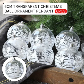 

2020 Christmas Decoration Gift Personalized Christmas ball Christmas tree ornaments pendant Six in a box For gift