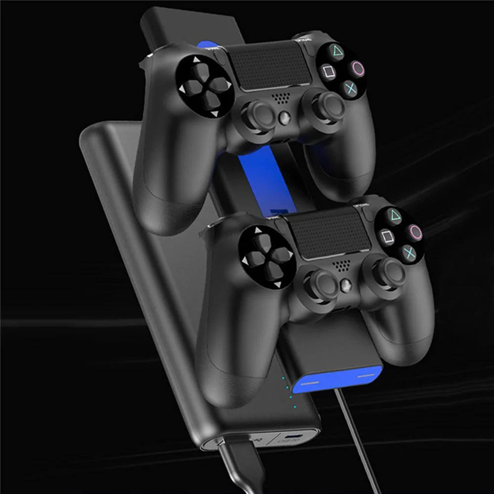 

For PS4 Controller Dual Controllers Charger Charging Dock Station Charging Stand For Sony PlayStation 4 Slim / Pro Gamepad