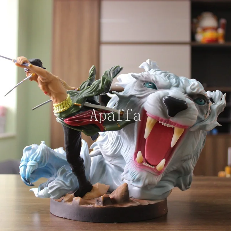 

Anime One Piece Roronoa Zoro Fighting Tiger Ver. Pvc Action Figure Collection Model 22cm Toy