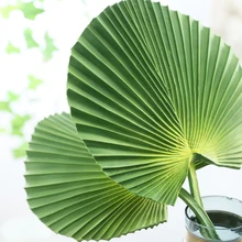 Искусственная Имитация пальмовых листьев искусственные тропические Пальмовые Листья DIY украшения для домашнего праздника зеленые растения джунгли пляж тема Декор поставки