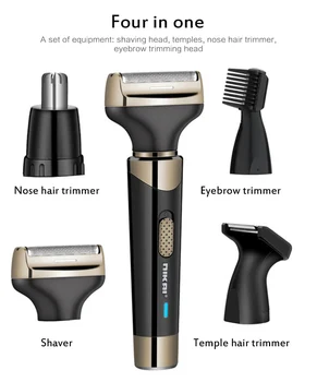 

Rechargeable Men Hair Clipper Waterproof Wireless Electric Hair Trimmer Hair Cutting Beard Nose Ear Shaver Razor Dropshipping