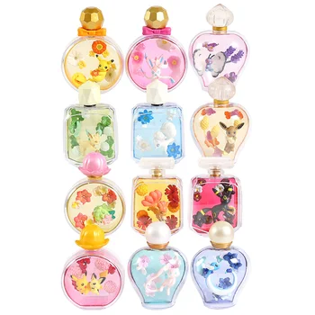 

6 pieces/set Mew Pichu Eevee pkm action figure in perfume bottle PVC Model For Kids Toys