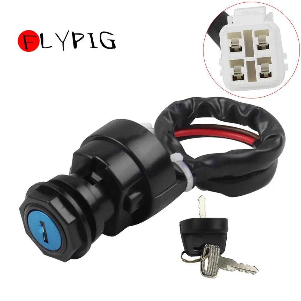 FLYPIG 4 провода зажигания для Yamaha Росомаха гризли Кадьяк YFZ 450 YFM 400 ATV Quad 5TG-82510-02 |