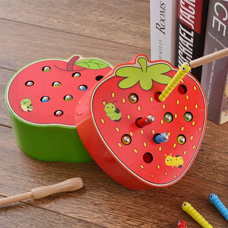 

Children Magnetic Catch Insect Game Fishing Parent And Child Interactive Game Baby Early Educational Teaching Aid Educational Fo