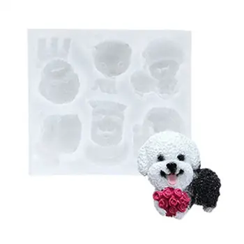 

Cute Dog Corgi French Bulldog Silicone Mold for Fondant Chocolate Candy Gum Paste Polymer Clay Resin Casting Mold Crafts
