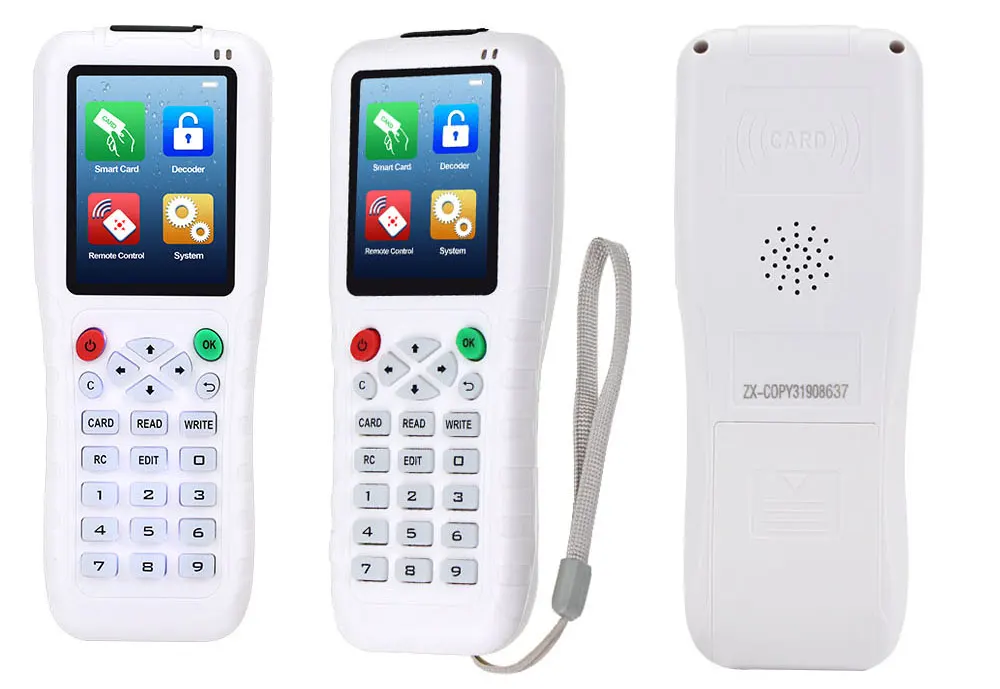 Ручной 125 кГц RFID Дубликатор копир RFID считыватель писатель 13,56 МГц USB Cloner NFC программист перезаписываемые карты EM4305/T5577 UID