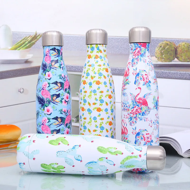 

Stainless Steel Double Wall Thermal Bottle 500ml Chilly Bottle Botella Termica Agua