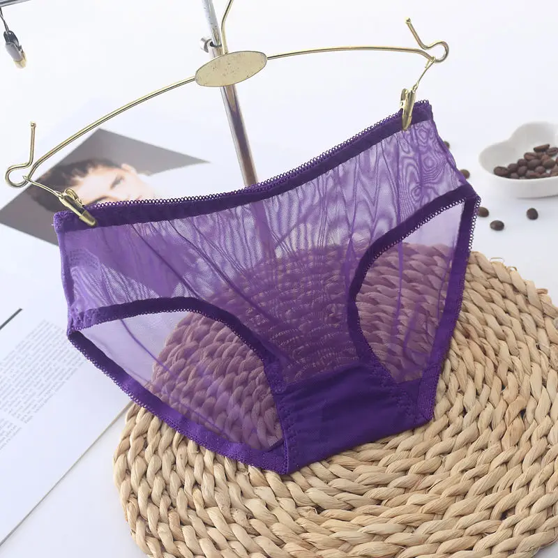 Women's panties Sexy Women's Lingerie Seamless See-Through Underwear Comfortable Female Briefs Intimate Panties for Girls Women - 4