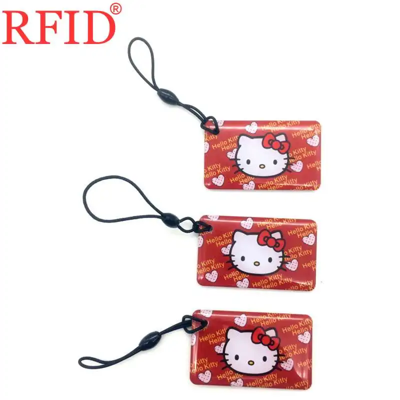 3pcs Random Color UID S50 1K 13,56 Mhz перезаписываемый сменный брелок NFC RFID водонепроницаемый брелок жетон тег карта контроля доступа - Цвет: 3pcs Random Color